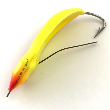 Незачіпляйка Rapala Minnow Spoon UV (світиться в ультрафіолеті), Fire Tiger, 15 г, блесна коливалка (колебалка) #5265