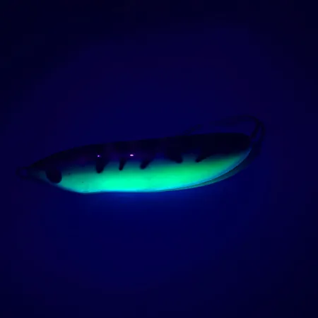 Незачіпляйка Rapala Minnow Spoon UV (світиться в ультрафіолеті), Fire Tiger, 15 г, блесна коливалка (колебалка) #5265