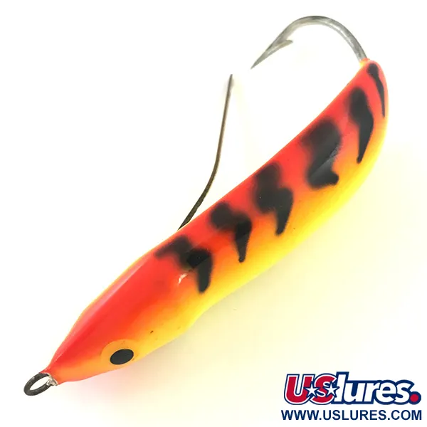  Незачіпляйка Rapala Minnow Spoon UV (світиться в ультрафіолеті), Fire Tiger, 15 г, блесна коливалка (колебалка) #5265