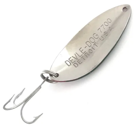 Eppinger Dardevle Devle-Dog 7700, червоний/зелений/нікель, 14 г, блесна коливалка (колебалка) #5270