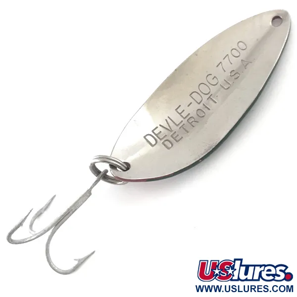 Eppinger Dardevle Devle-Dog 7700, червоний/зелений/нікель, 14 г, блесна коливалка (колебалка) #5270