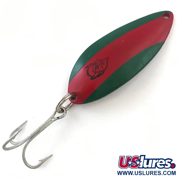 Eppinger Dardevle Devle-Dog 7700, червоний/зелений/нікель, 14 г, блесна коливалка (колебалка) #5270
