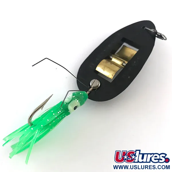  Незачіпляйка Norman Weedwalker, чорний/зелений, 14 г, блесна коливалка (колебалка) #5274