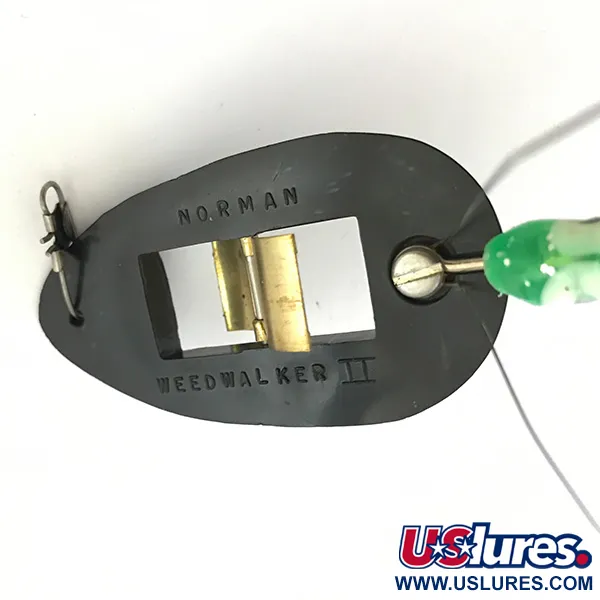  Незачіпляйка Norman Weedwalker, чорний/зелений, 14 г, блесна коливалка (колебалка) #5274