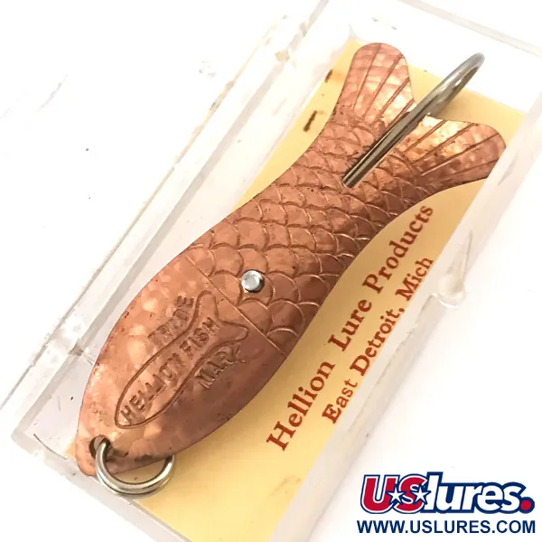  Незачіпляйка Hellion Fish Crystal, Crystal/мідь, 12 г, блесна коливалка (колебалка) #5275