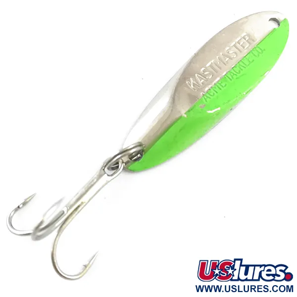 Acme Kastmaster, нікель/зелений, 10,5 г, блесна коливалка (колебалка) #5289