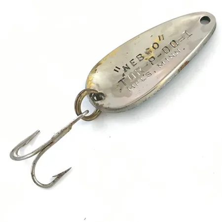 Nebco TOR-P-DO, зелений/білий/нікель, 9 г, блесна коливалка (колебалка) #5292