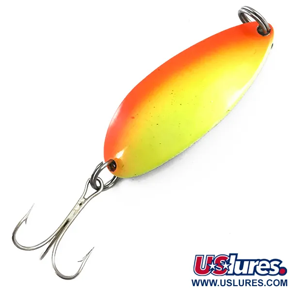 Seneca Little Cleo (Hula Girl, UV - світиться в ультрафіолеті), жовтий/помаранчевий/нікель, 18 г, блесна коливалка (колебалка) #5294