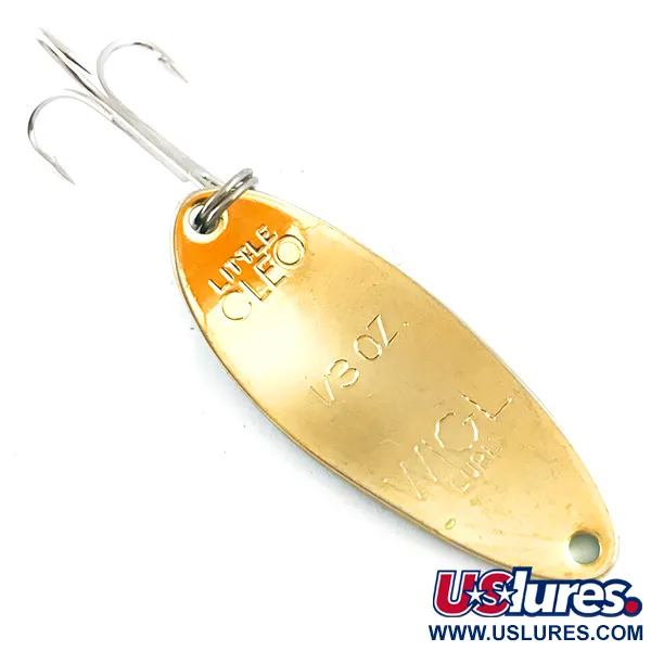 Acme Little Cleo, зелений металік/золото, 9 г, блесна коливалка (колебалка) #5296