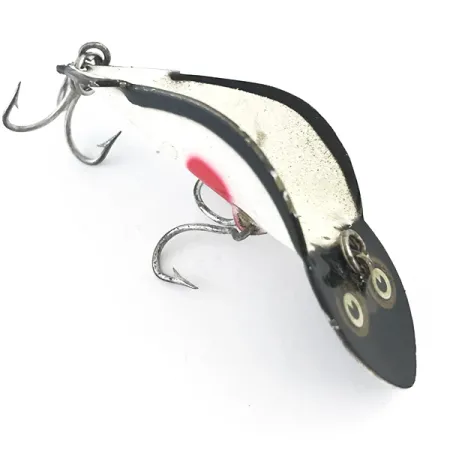 Buck Perry Spoonplug, чорний/білий/червоний, 7 г, блесна коливалка (колебалка) #5298