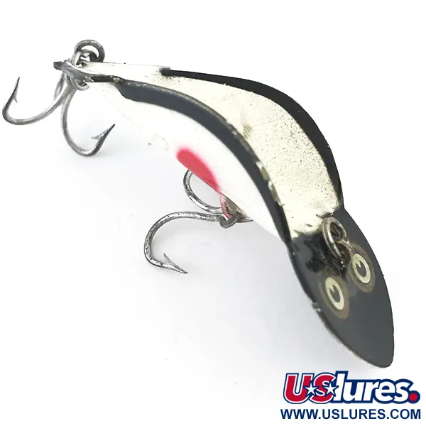 Buck Perry Spoonplug, чорний/білий/червоний, 7 г, блесна коливалка (колебалка) #5298