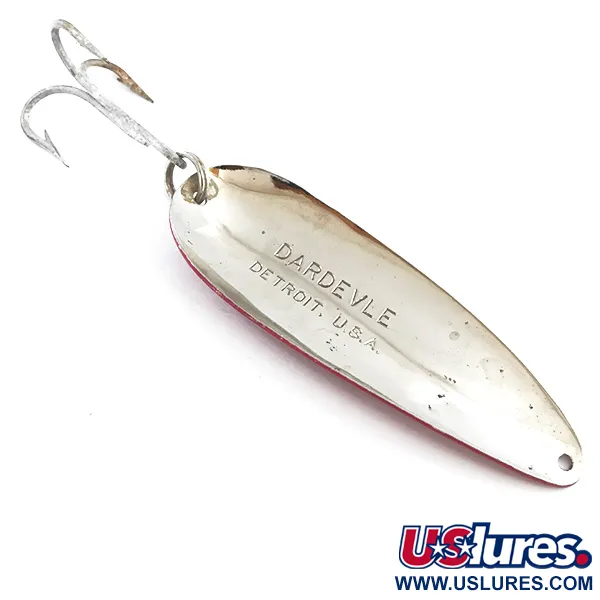 Eppinger Dardevle, червоний/білий/нікель, 28 г, блесна коливалка (колебалка) #5299