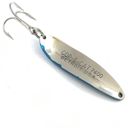 Eppinger Dardevle Cop-E-Cat 7400, нікель/синій, 14 г, блесна коливалка (колебалка) #5304