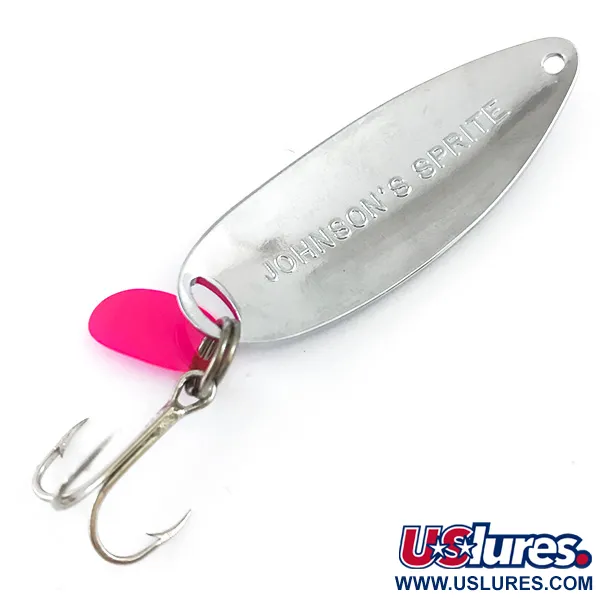  Johnson Sprite, нікель/червоний, 5 г, блесна коливалка (колебалка) #5311