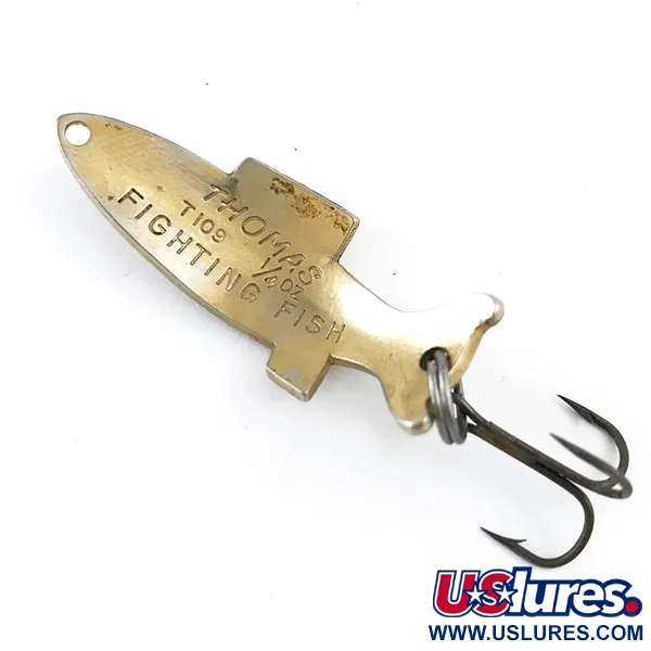  Thomas Fighting fish, золото, 7 г, блесна коливалка (колебалка) #5325