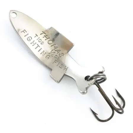 Thomas Fighting fish, нікель/синій, 7 г, блесна коливалка (колебалка) #5326