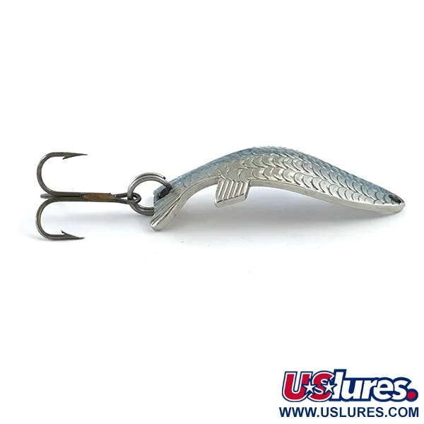  Thomas Fighting fish, нікель/синій, 7 г, блесна коливалка (колебалка) #5326