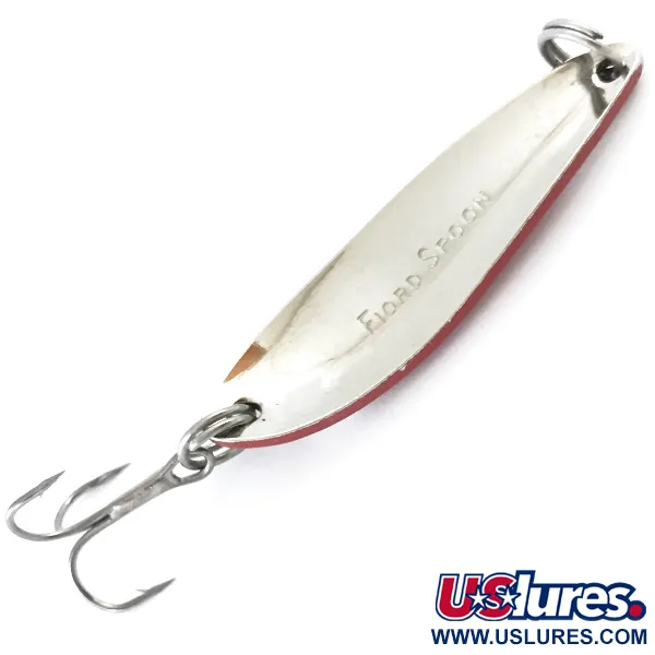 Acme Fiord Spoon, червоний/білий/нікель, 7 г, блесна коливалка (колебалка) #5342