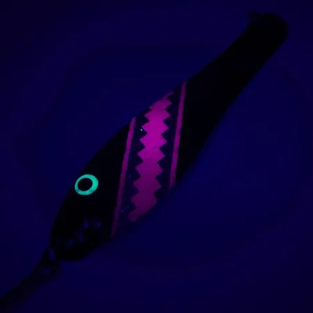 Trinidad Tackle OPTIMIZER Trolling Spoon UV (світиться в ультрафіолеті), чорний/червоний/срібло, 17 г, блесна коливалка (колебалка) #5346