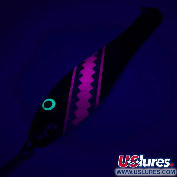 Trinidad Tackle OPTIMIZER Trolling Spoon UV (світиться в ультрафіолеті), чорний/червоний/срібло, 17 г, блесна коливалка (колебалка) #5346