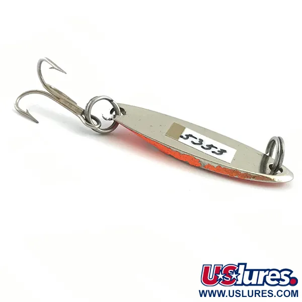 Acme Kastmaster, нікель/помаранчевий, 3,5 г, блесна коливалка (колебалка) #5353