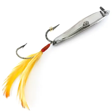 Crippled Alewive Lure CRIPPLED ALEWIVE, нікель/жовтий, 21 г, блесна коливалка (колебалка) #5371