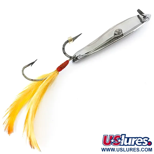 Crippled Alewive Lure CRIPPLED ALEWIVE, нікель/жовтий, 21 г, блесна коливалка (колебалка) #5371