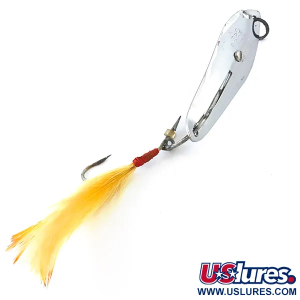 Crippled Alewive Lure CRIPPLED ALEWIVE, нікель/жовтий, 21 г, блесна коливалка (колебалка) #5371