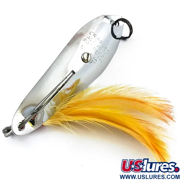 Crippled Alewive Lure CRIPPLED ALEWIVE, нікель/жовтий, 21 г, блесна коливалка (колебалка) #5371