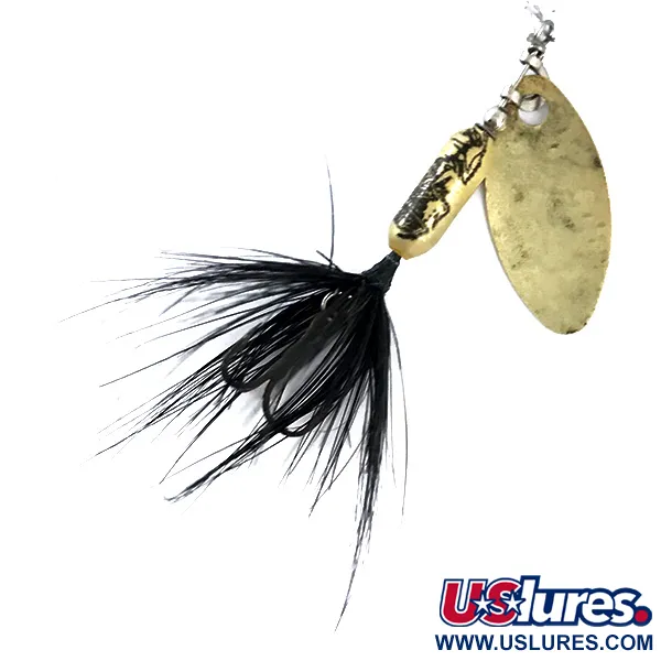 Yakima Bait Worden’s Original Rooster Tail 1, золото, 2,6 г, блешня оберталка (вертушка) #5375