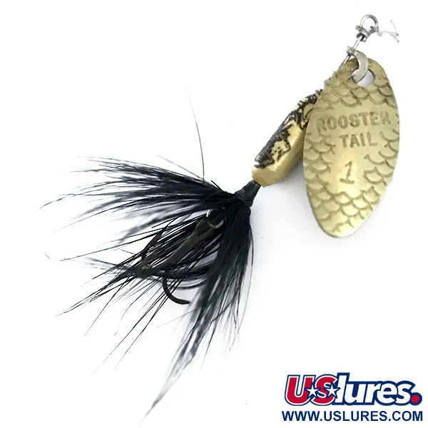 Yakima Bait Worden’s Original Rooster Tail 1, золото, 2,6 г, блешня оберталка (вертушка) #5375