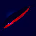 Luhr Jensen Krocodile DIE #3 UV (світиться в ультрафіолеті), карбований нікель червоний UV - світиться в ультрафіолеті, 10 г, блесна коливалка (колебалка) #5385