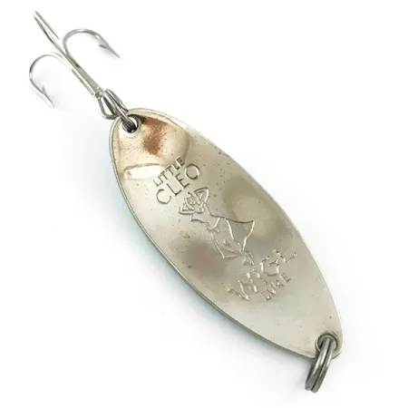 Seneca Little Cleo (Hula Girl), білий перламутр/нікель, 18 г, блесна коливалка (колебалка) #5387