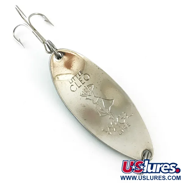Seneca Little Cleo (Hula Girl), білий перламутр/нікель, 18 г, блесна коливалка (колебалка) #5387
