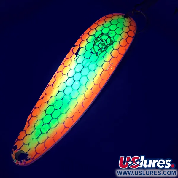 Eppinger Dardevle Cop-E-Cat 7400 UV (світиться в ультрафіолеті), жовтий/помаранчевий/нікель, 19 г, блесна коливалка (колебалка) #5389