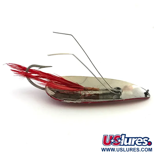 Eppinger Незачіпляйка Dardevle Dardevlet, червоний/білий/нікель, 19 г, блесна коливалка (колебалка) #5407