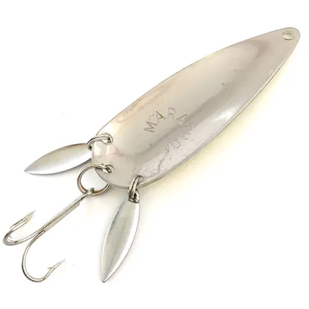 Marathon з пелюстками UV (світиться в ультрафіолеті), жовтий/нікель, 16 г, блесна коливалка (колебалка) #5411