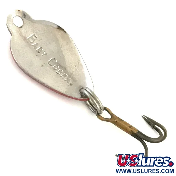 Acme Baby Cobra, червоний/білий/нікель, 3 г, блесна коливалка (колебалка) #5414