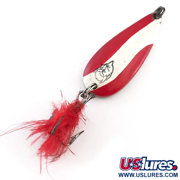 Eppinger Dardevle Spinnie, червоний/білий/нікель, 9 г, блесна коливалка (колебалка) #5426