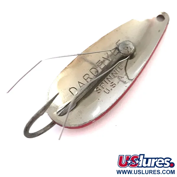 Eppinger Незачіпляйка Dardevle Spinnie, червоний/білий/нікель, 9 г, блесна коливалка (колебалка) #5431
