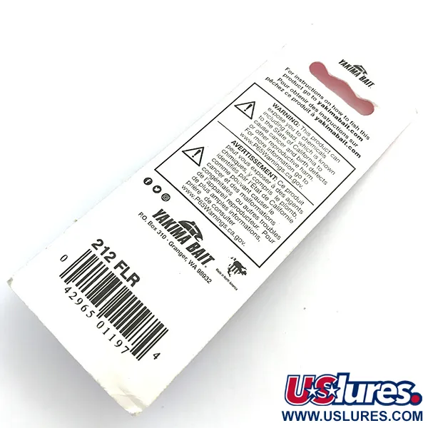 Yakima Bait Worden’s Original Rooster Tail UV (світиться в ультрафіолеті), золото/червоний , 7 г, блешня оберталка (вертушка) #5449