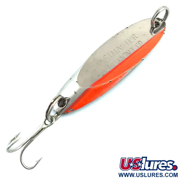 Acme Kastmaster UV (світиться в ультрафіолеті), нікель/помаранчевий UV - світиться в ультрафіолеті, 7 г, блесна коливалка (колебалка) #5462