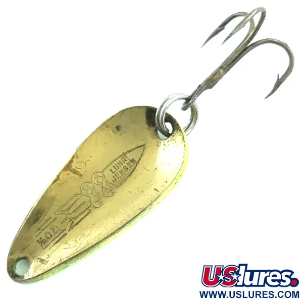 Luhr Jensen, жовтий/червоний/золото, 5 г, блесна коливалка (колебалка) #5465