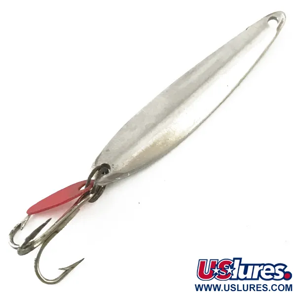 Bay de Noc Swedish Pimple, нікель/зелений/червоний, 7 г, блесна коливалка (колебалка) #5501