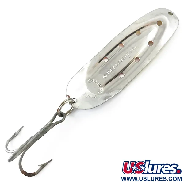 Rustowicz Charger №3 UV (світиться в ультрафіолеті), жовтий/червоний/нікель UV, 12,5 г, блесна коливалка (колебалка) #5505