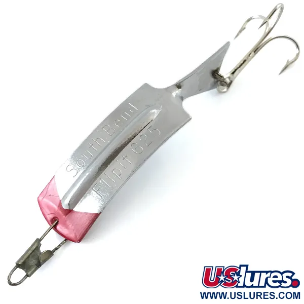  South Bend Flipit 625, нікель/червоний, 8,5 г, блесна коливалка (колебалка) #5520