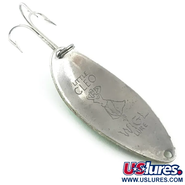 Seneca Little Cleo (Hula Girl), зелений/червоний/нікель, 14 г, блесна коливалка (колебалка) #5531