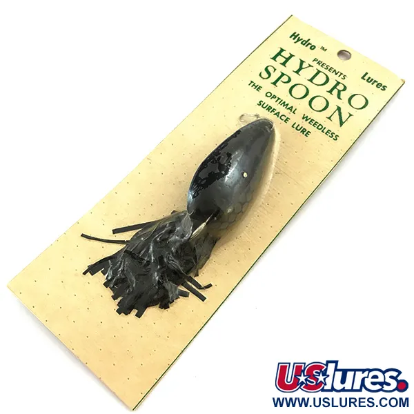 Hydro Lures Незачіпляйка Hydro Spoon, сірий металік/чорний, 14 г, воблер #5550