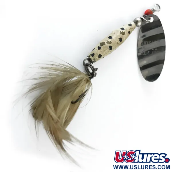  Glen Evans Shyster, білий/срібло, 7 г, блешня оберталка (вертушка) #5559