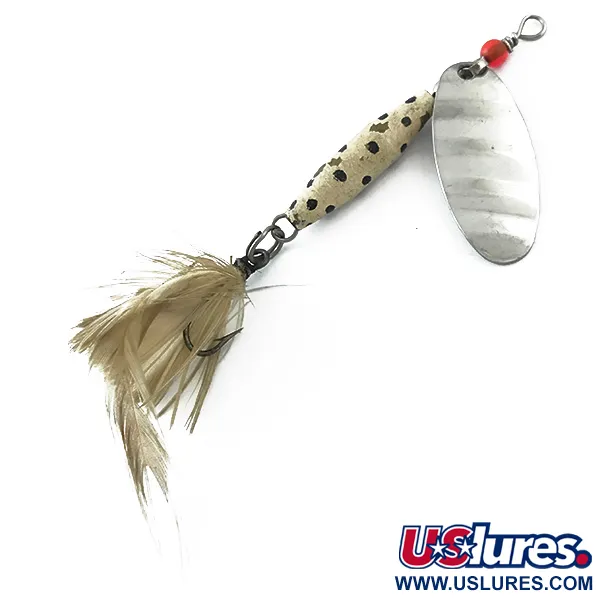  Glen Evans Shyster, білий/срібло, 7 г, блешня оберталка (вертушка) #5559